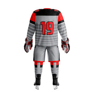 Nueva llegada profesional personalizado impreso uniformes de hockey sobre hielo de calidad duradera conjuntos de ropa deportiva con nombre de equipo OEM Etiqueta Privada - Product Image 5