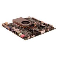 Motherboard Mini ITX Desktop Industri Mendukung Prosesor Intel Kabylake I7-8550U, M.2 SSD, Kipas CPU, Dual LAN, 6x COM RS232 Ganda
