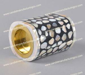 Quemador de incienso de lujo Bakhoor árabe, quemador de incienso de madera con incrustaciones de perlas madre para Ramadán, lavanda, Sándalo, jengibre - Product Image 3