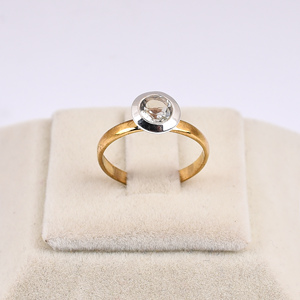 คอลเลกชันแหวนเงินและทองคริสตัลที่สวยงามสินค้าใหม่ - Product Image 1