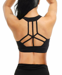 Sujetador deportivo con logotipo personalizado para mujer, ropa de gimnasio para Yoga y Fitness - Product Image 5