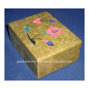 Soapstone Stone <b>Trinket</b> <b>Box</b> - Product Image 1