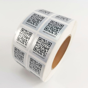 Pegatina de vinilo de plata laminada a prueba de agua - Product Image 1