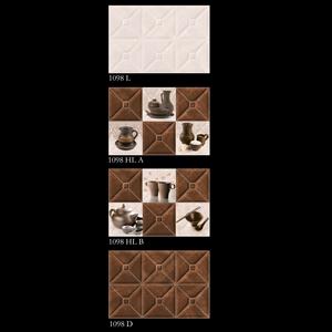 Carreaux muraux décoratifs en céramique émaillée design 3d 300x450mm - Product Image 4