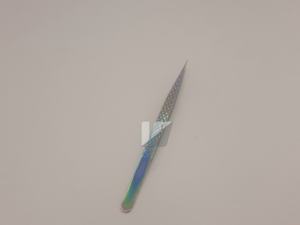 Pinzas de pestañas de acero inoxidable japonesas de alta calidad internacionales versátiles Punta puntiaguda con logotipo de arcoíris personalizado Tamaños de 12-14cm para - Product Image 2