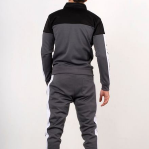 Ropa deportiva de talla grande para hombre al por mayor, chándales de algodón 100% de alta calidad con rayas para el invierno - Product Image 5