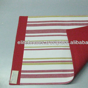 MANTO DE MESA para COMEDOR y HOGAR, HOTEL, 100% ALGODÓN, ECOLÓGICO, MODERNO, 30x45cm, 3mm de Grosor, DECORATIVO, MULTIUSO, Tamil Nadu EH PM - Product Image 2