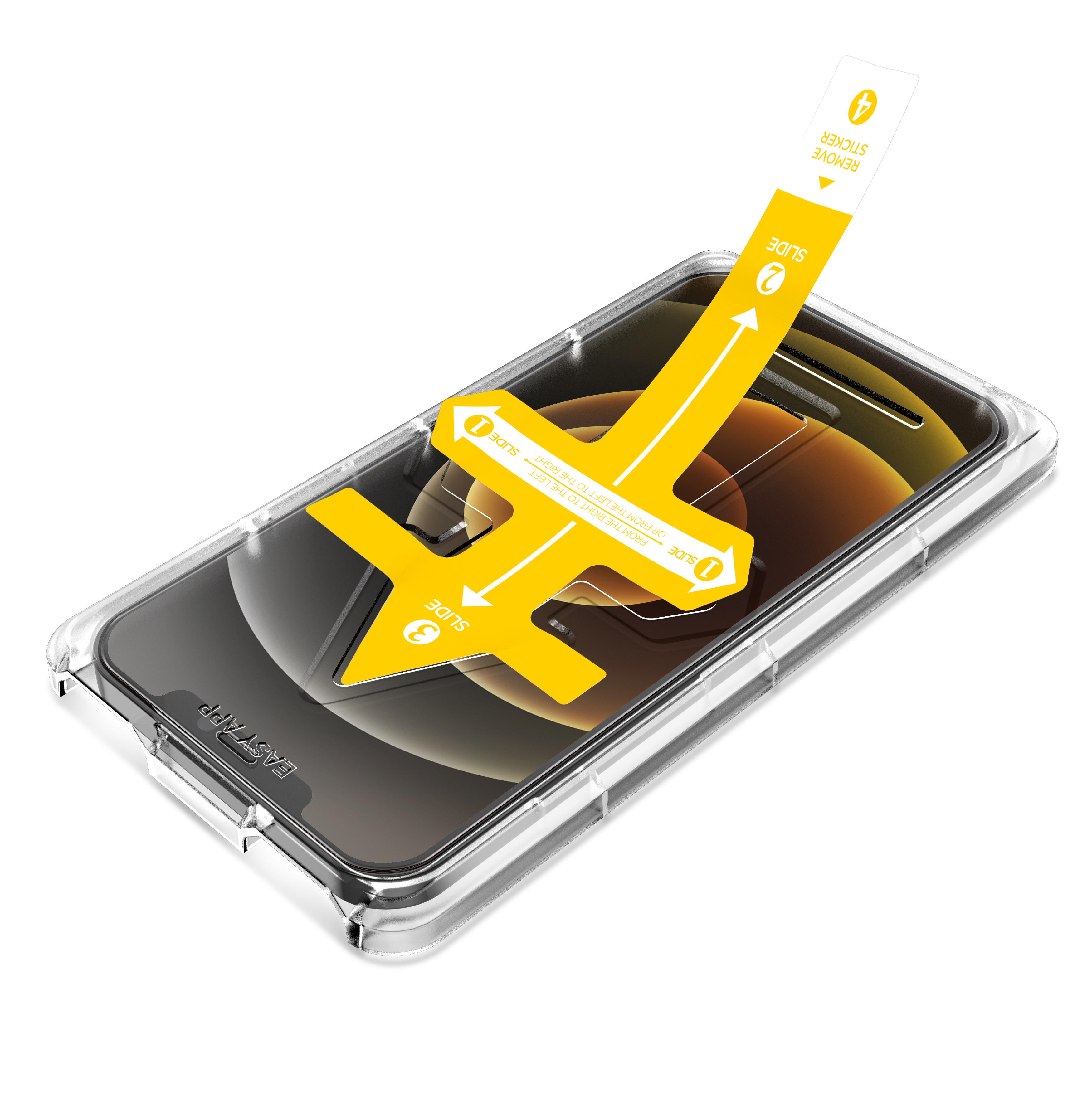 Лидер продаж на amazon, 3 упаковки чехлов, инструмент для установки, протектор экрана из закаленного стекла для iphone 11 12 13 pro max