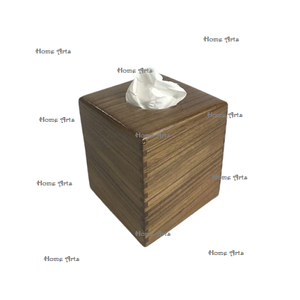 Boîte à mouchoirs en bois au design classique, qualité supérieure, grande taille, pour la maison et la cuisine - Product Image 3