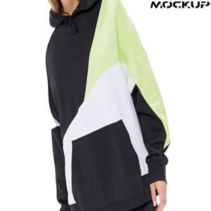 เสื้อฮู้ดดี้โอเวอร์ไซส์สำหรับผู้หญิง เสื้อฮู้ดดี้ลำลองผ้าฟลีซ เสื้อฮู้ดดี้สปอร์ต พิมพ์ลายกราฟิก เสื้อฮู้ดดี้โลโก้ด้านหน้าแบบส่วนตัวสำหรับฤดูหนาว รับผลิตแบบ OEM - Product Image 6