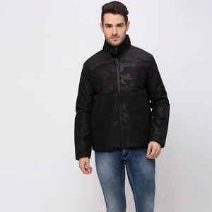 Veste bomber noire de haute qualité pour homme, coupe-vent, imperméable, à capuche, épaisse, décontractée, avec doublure orange, vente en gros, chaude, THANI AEIL - Product Image 2