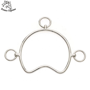 พริโม Equine PE-9106เยอรมัน Sier chifney บิตเหล็กสำหรับแข่งม้าขี่ม้าขี่ม้าแบบตะวันตกที่ทนทาน - Product Image 3