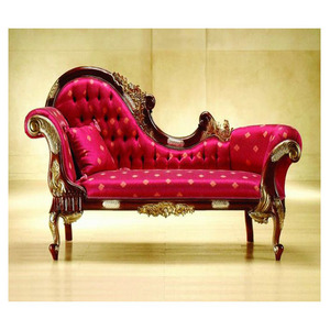 Chaise de mariage de style italien pour la mariée et le marié, élégante, portable, de luxe, en teck, pour la réception de mariage, canapé lounge - Product Image 1