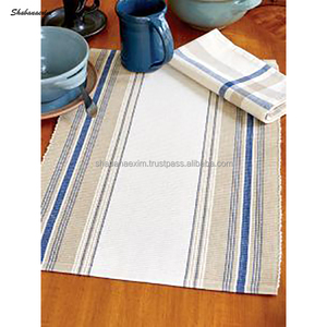 Có thể giặt nhà bếp trà khăn bông Linen món ăn có thể gập lại trà khăn có thể gập lại Nhà Bếp Làm sạch khăn từ Ấn Độ - Product Image 3