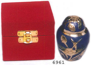 Vault Adult Urns With White Powder Coat Manufacture & Supplier of Modern Brass <b>Keepsake</b> Urns With <b>Boxes</b> - Product Image 4