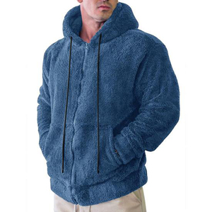 Premium Quality Solid Color New Design <b>Men</b> Stylish <b>Fleece</b> Waterproof Breathable Eco-Friendly 280g Winter Hoodies Fashionable - Product Image 2