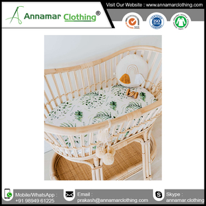 100% Organic Cotton Bassinet Sheets Exporter - Product Image 5