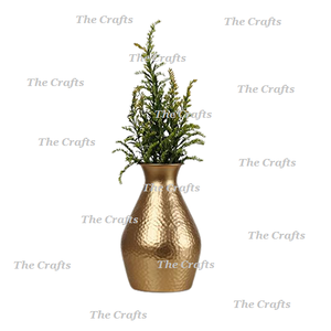 Bulk Aluminium Gold Color Flower Pot <b>Vase</b> <b>Set</b> Of Two Different Size Flower <b>Vase</b> For Wedding Decor Accessories - Product Image 4