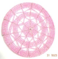 Articat — dessous de verre perlés, diamant indien, décoration, Table exportation, BC0046