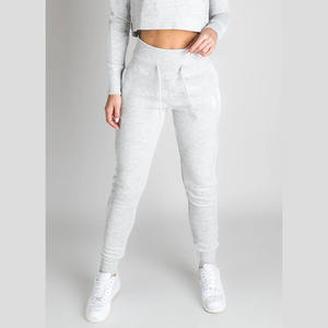 Ensemble de survêtement de sport d'entraînement en coton uni personnalisé pour femmes costume de jogging en gros pour vêtements de mode d'hiver - Product Image 2