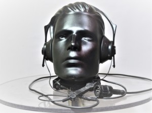 Cómodos auriculares de aviación de nailon con unidad de señal de radio Característica DEMSH - Product Image 2