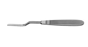 Instruments chirurgicaux Fournitures médicales Chirurgie Cartilage Joseph Scie nasale 19cm Acier inoxydable incurvé gauche CE ISO - Product Image 3