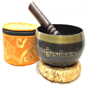 Cuenco tibetano antiguo tibetano Cuenco colorido tibetano de la mejor calidad - Product Image 1