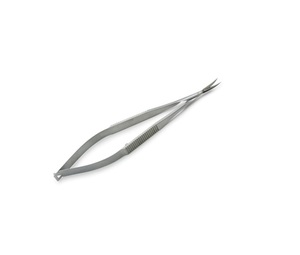 Tijeras Quirúrgicas Micro Manuales de 12 cm, Curvas y Rectas, con Hojas Recubiertas de Diamante, Acero Inoxidable, Estándar Alemán - Product Image 6