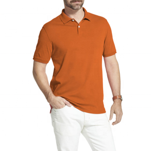 Polo à manches courtes 100% coton pour homme, t-shirt de haute qualité, blanc, décontracté, uni, teint, solide - Product Image 4
