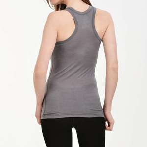 Haute qualité sur mesure Gym sport entraînement Fitness Yoga débardeur pour les femmes pour la course et l'entraînement en tissu de soie Spandex - Product Image 2