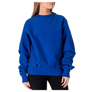 2025 RTS personalizado mujer azul sudadera logotipo personalizado algodón polar manga larga gimnasio al aire libre ropa de calle Casual OEM Logo - Product Image 3