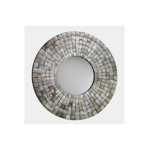 Miroir décoratif fait main classique unique moderne personnalisé concepteur MOP puces miroir décoratif cadre fabricant Inde - Product Image 1