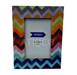 Modern Indian New Leaves Design Enameled Wood Photo Frame <b>Smart</b> <b>Home</b> <b>Decor</b> Hot Selling Stylish Picture Frame - Product Image 4