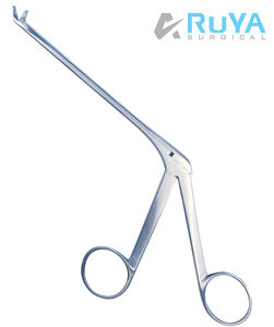 Pinza Nasal Curva de 45 Grados de Acero Inoxidable Médico con Certificación CE, Tipo Weil Blakesley, con Mandíbulas de 2.5MM, Portaagujas Manual - Product Image 3