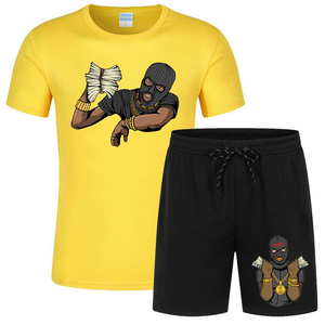 <b>Men</b> Casual Tracksuit Summer Outfits <b>T</b>-<b>Shirts</b> <b>and</b> <b>Shorts</b> Running - Product Image 3