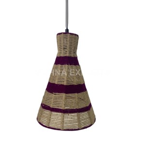 Handcrafted Jute Woven Pendant <b>Light</b> for Kitchen Elegant <b>Chandelier</b> & Lighting - Product Image 6