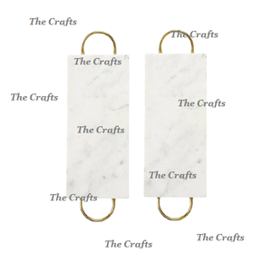 Bandeja de mármol de diseño admirable con asas de diseño para accesorios de hotel Bandeja de servicio a precios aceptables - Product Image 6