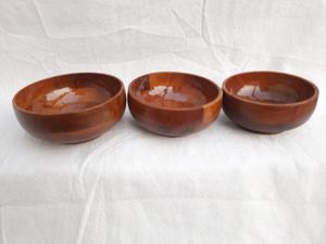 ที่มีคุณภาพสูงที่ทำด้วยมือโบราณไม้ชามขนาดเล็ก100% ตรวจสอบคุณภาพขัดชามชามร้อนขายสำหรับบ้านโรงแรมและร้านอาหาร - Product Image 3