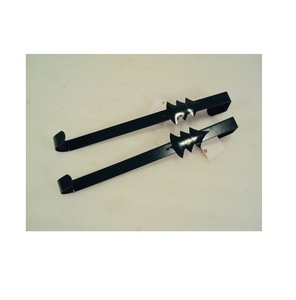 Christmas Tree Design Black <b>Metal</b> <b>Wreath</b> Hanger for Home Decorative Item Christmas Use - Product Image 1