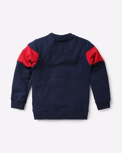 Prix de gros Logo personnalisé de haute qualité Blank Plain 350 GSM Best Cotton Fleece Crew Neck Sweatshirts - Product Image 3