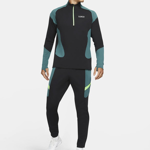 High Quality Men & Women 100% Polyester Two Piece Full Zip Up Tracksuit Set - Product Image 5