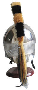 Casco de armadura de Corinthian con armadura de Plume, casco de caballero Medieval espartano griego - Product Image 4