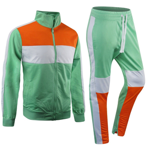 Men 100% Polyester Multi Color Zipper Tracksuit SoccerTracksuits Best <b>Light</b> Weight Unique Design <b>Cheap</b> Low Price - Product Image 1