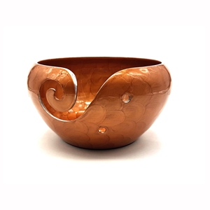 Elegante moderno 7x4 pulgadas esmalte de aluminio soporte de hilo de tejer ecológico Vintage decorativo tazón de bienvenida para el hogar Oficina - Product Image 3