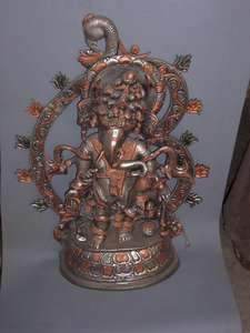 Estatua de Buda sentado de latón decorativo hecho a mano, el mejor diseño para el hogar, estilo religioso, técnica de Metal fundido - Product Image 4