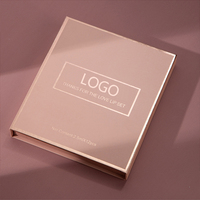 Juego de Brillo Labial Líquido Mate Rojo Oscuro de Larga Duración (24 Horas), Resistente al Agua, Estilo Libro, para Mujer