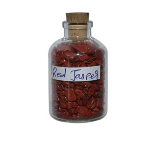 Best Saler of Red Jasper <b>Chips</b> Gemstone Bottle : Red Jasper <b>Chips</b> Gemstone Bottle for Sale Healing Home Decoration Stone - Product Image 1