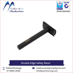 La Mejor Maquinilla de Afeitar de Doble Filo con Mango de Latón y Hojas de Acero Inoxidable - Product Image 6