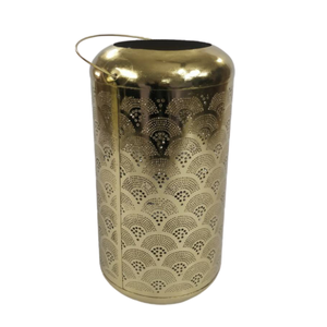 Decoración del hogar, hierro decorativo antiguo, farol de lujo, acabado de Color dorado, diseño moderno, soporte de vela hecho a mano personalizado - Product Image 4