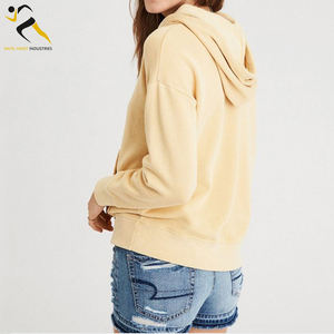 Sudadera con capucha deportiva para mujer, de algodón y poliéster, con Logo personalizado, ropa para Parte Superior Femenina - Product Image 4